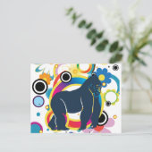 Het Gorilla-Briefkaart Briefkaart (Staand voorkant)