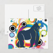 Het Gorilla-Briefkaart Briefkaart (Voorkant / Achterkant)