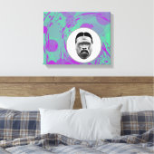 Het Gorilla Wrapped Canvas (Insitu (Slaapkamer))