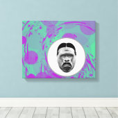 Het Gorilla Wrapped Canvas (Insitu (Houten vloer))