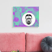 Het Gorilla Wrapped Canvas Afdruk (Insitu (Woonkamer))