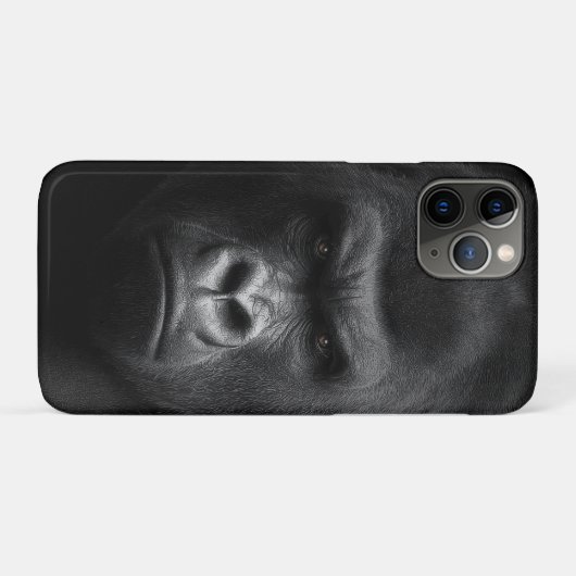 Het Gorillagezicht Case-Mate iPhone Case (Achterkant (horizontaal))