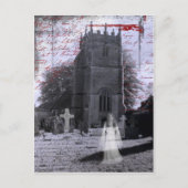 Het gothic Achtervolgde Briefkaart van de (Voorkant)