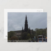 Het Gothic Scott Monument in Edinburgh Briefkaart (Voorkant / Achterkant)