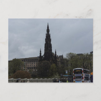 Het Gothic Scott Monument in Edinburgh Briefkaart