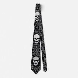 Het Gothic Skulls Gentleman's Stropdas