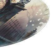 Het Gotische Cemetery Gate Series Ontwerp 12 Snijplank (Hoek)