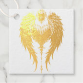 Het gotische hart van vuur en goud. bedankjes labels (Voorkant)