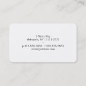 Het Gotische Nieuws Van de binnenstad van de Visitekaartje (Achterkant)