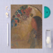 Het gotische raam van Odilon Redon Tissuepapier (Craft)