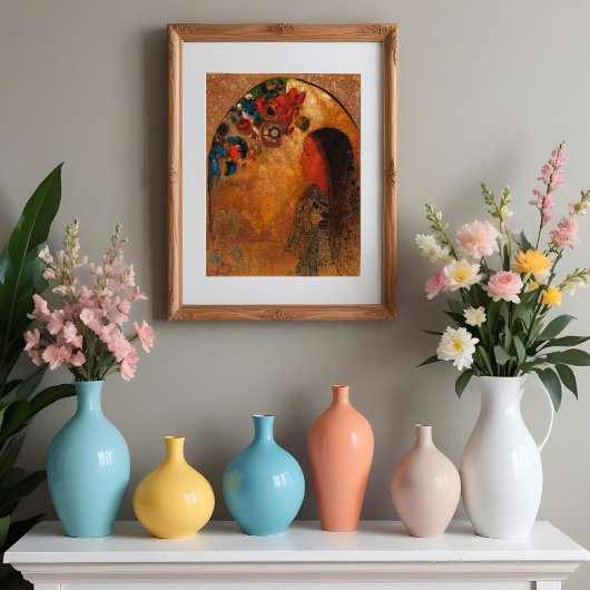 Het gotische venster, Odillon Redon Poster