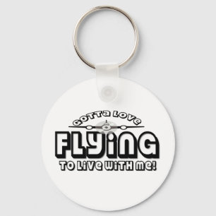 het gottaloveflying sleutelhanger