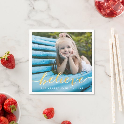 Het goud gelooft de Servetten van het Document van (Insitu)