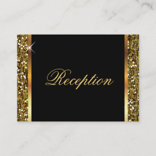 Het goud schittert Confettien Informatiekaartje