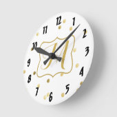 Het goud schittert Klok van de Muur van het (Hoek)