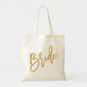 Het Goud van de bruid schittert Manuscript Tote Bag (Voorkant)