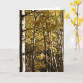 Het Goud van de esp Kaart (Gele Bloem)