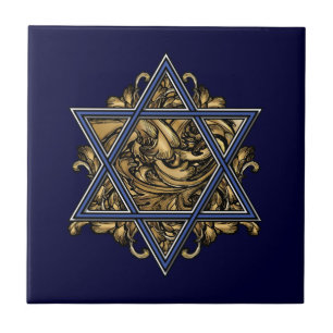 Het Goud van de jodenster Tegeltje