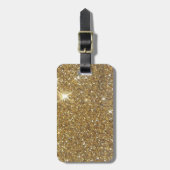 Het Goud van de luxe schittert - Gedrukt Bagagelabel (Voorkant verticaal)
