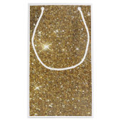 Het Goud van de luxe schittert - Gedrukt Klein Cadeauzakje (Achterkant)