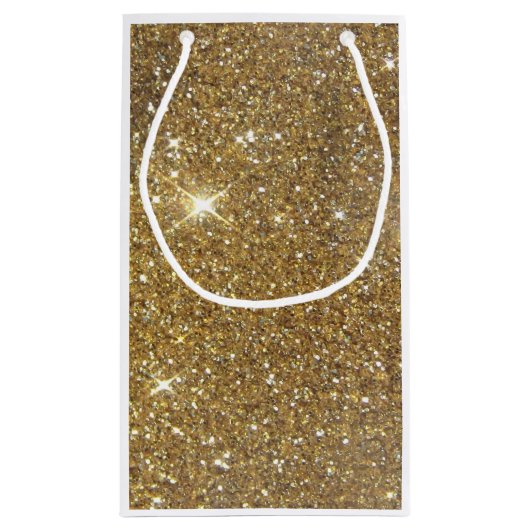 Het Goud van de luxe schittert - Gedrukt Klein Cadeauzakje (Achterkant)