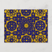 Het goud van de sultan "van Barquq" en lapis Briefkaart (Voorkant)
