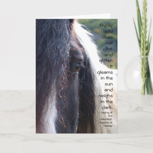 Het Goud van de zigeuner Kaart (Voorkant)