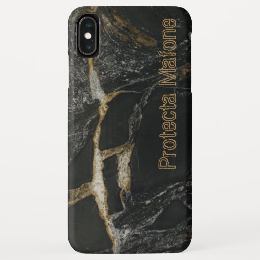 Het Goud van het magma - "graniet-blik" het Hoesje (Achterkant)