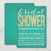 Het Goud van het vrijgezellenfeest schittert Kaart (Voorkant / Achterkant)