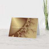 Het gouden 50ste Jubileum van het Huwelijk Kaart (Achterkant)