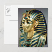 Het gouden begrafenismasker van Tutankhamun Briefkaart (Voorkant / Achterkant)