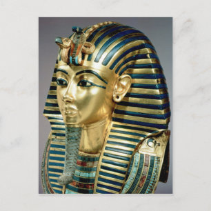 Het gouden begrafenismasker van Tutankhamun Briefkaart
