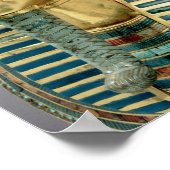 Het gouden begrafenismasker van Tutankhamun Poster (Hoek)