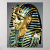 Het gouden begrafenismasker van Tutankhamun Poster (Voorkant)