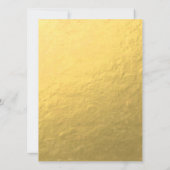 Het gouden Blauwe Vrijgezellenfeest van de Pauw Kaart (Achterkant)