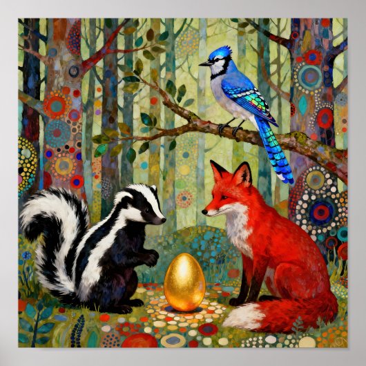 “Het Gouden Dilemma” Poster (Voorkant)