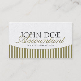 Het Gouden Document van de Strepen van het Visitekaartje