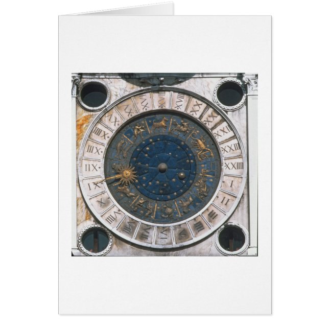 Het gouden en enamel klokgezicht, ontwerp waarmee  (Voorkant)