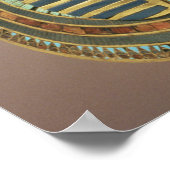 Het gouden funeraire masker, van de tombe van poster (Hoek)