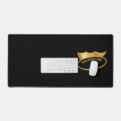 Het gouden gamingbureaumatje bureaumat (Keyboard & Muis)