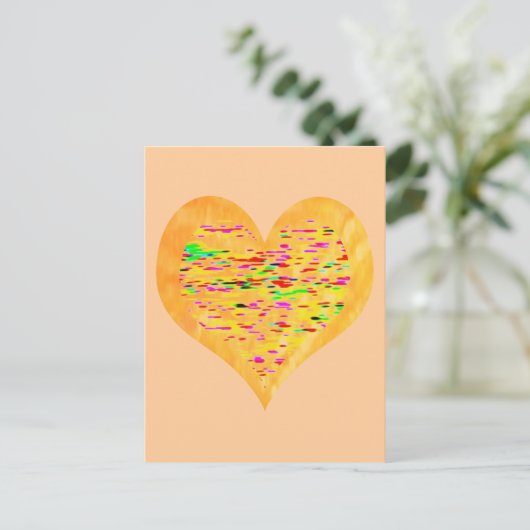 Het Gouden Hart van de zonneschijn Briefkaart (Staand voorkant)