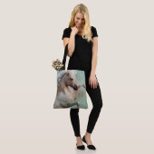 Het gouden hengstenpaard - Canvas tas (Op model)