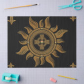 Het gouden Keltische kruis. Tissuepapier (Craft)