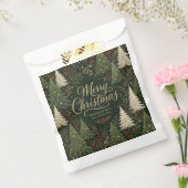 Het Gouden Kerstwoud Bedankzakje (Gezegeld)