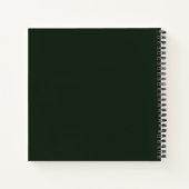 Het Gouden Kerstwoud Notitieboek (Achterkant)