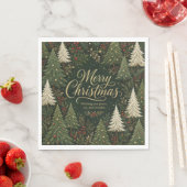 Het Gouden Kerstwoud Servet (Insitu)
