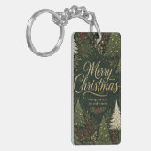 Het Gouden Kerstwoud Sleutelhanger (Voorkant Links)