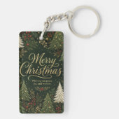 Het Gouden Kerstwoud Sleutelhanger (achterkant)