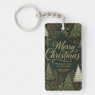 Het Gouden Kerstwoud Sleutelhanger