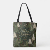 Het Gouden Kerstwoud Tote Bag (Achterkant)